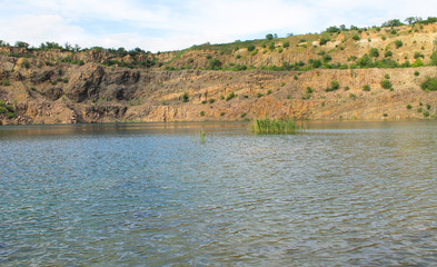 Lake at abandoned quarry