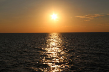 Sunset on Santorini, Greece