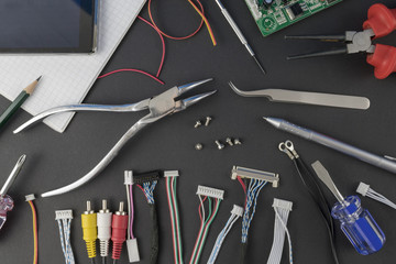 research and development process in physics and electrical engineering.