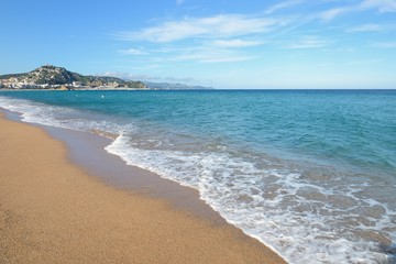 view of the surf on the ocean
