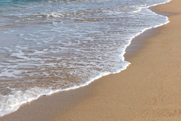 view of the surf on the ocean