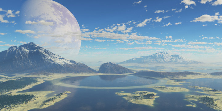 paisaje extraterrestre