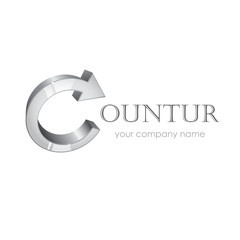 Company logotype isolated on white