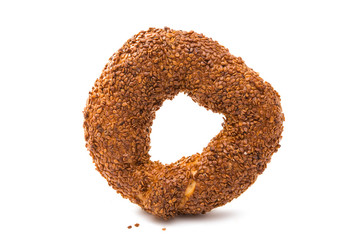 bagel with sesame