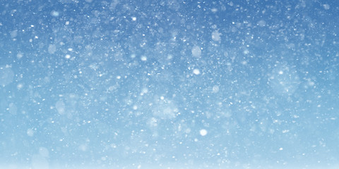 Snow scene background