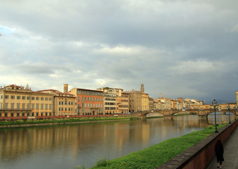 Fototapeta na wymiar Urban landscape of Florence, Italy