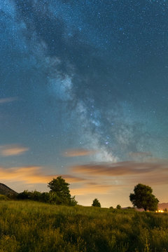 Milky way at the country sidei in Romania