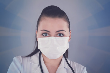 Nurse with beautiful eyes