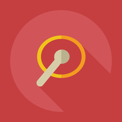 Flat modern design with shadow icons mosque
