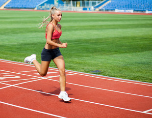 Obraz premium Sporty woman