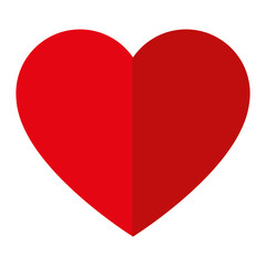 simple red heart icon