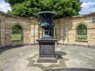 Ancient Urn on Display in the Garden at Hever Castle