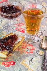 Fresh homemade fig jam.