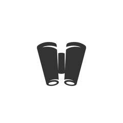 Binocular icon isolated on a white background