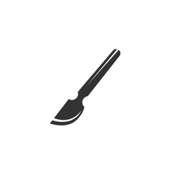 Vector Scalpel icon isolated on a white background