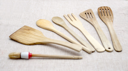 Wood kitchen tools