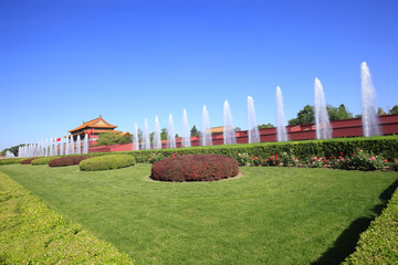 Tiananmen square in Beijing, China