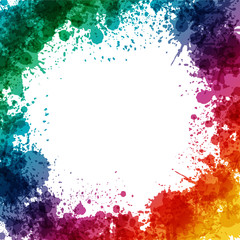 Abstract color splash vector background