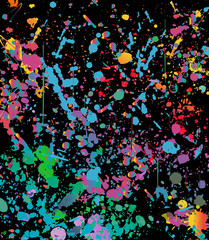 Abstract color splash vector background
