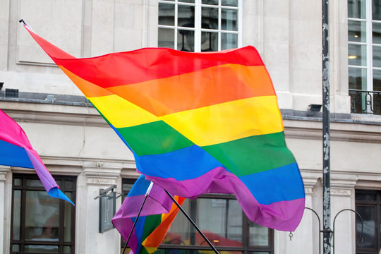 LGBT Gay Pride Rainbow Flag.