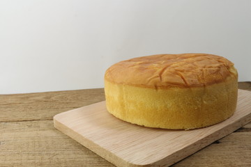 cake  on vintage wooden  background