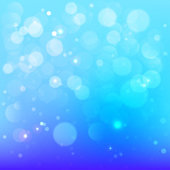 Abstract bubble blue background