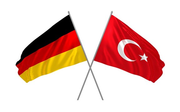 Flags of Germany and Turkey / Europe plags