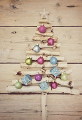 Grußkarte - Weihnachtsbaum - Fröhliche Weihnachten