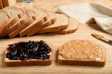 Peanut butter jelly sandwich
