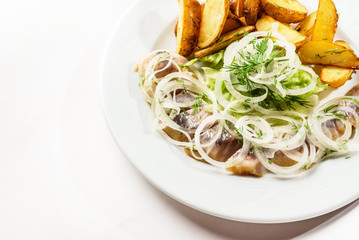 herring with potatoes