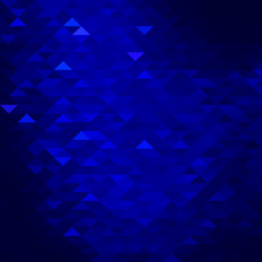 Dark blue colored abstract geometric shapes background.