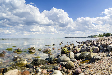 Obraz premium Baltic sea in Poland,