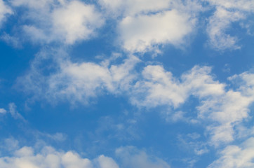 Blue sky and clouds for background,Blue sky beauty