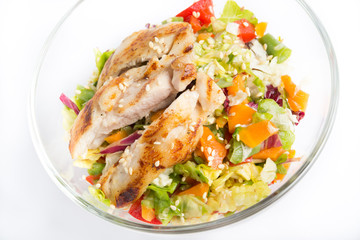 Grilled chicken salad