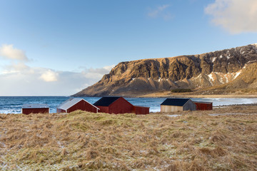 Sundown over Lofoten Islands, North Norway