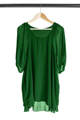 Dress on clothes rack