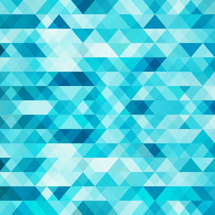 Obraz premium Abstract blue geometric shapes background