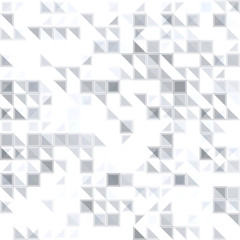 Abstract grey mosaic shapes, squares background