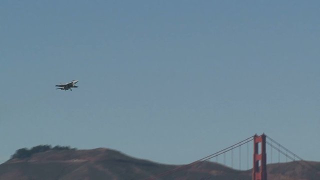F15 airplane during Fleetweek 2010 in San Francisco