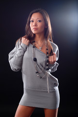 beautiful young woman
