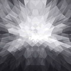Obraz premium Abstract grey techno style futuristic background. Vector illustration.