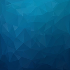 Abstract blue triangular geometric shapes background
