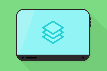 Tablet vector illustration