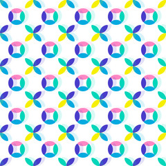 Colorful geometric pattern background