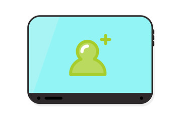 Tablet vector illustration