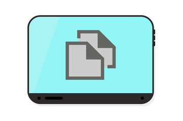 Tablet vector illustration