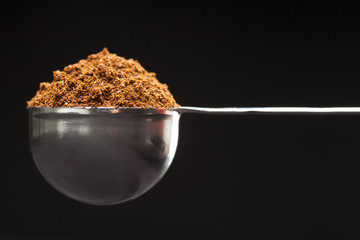 measure of ground coffee