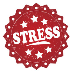 stress grunge stamp