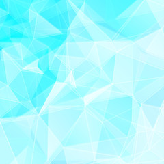 Abstract blue transparent futuristic background