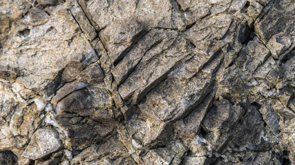 Top view macro detail of rocky, stone great for design, website,